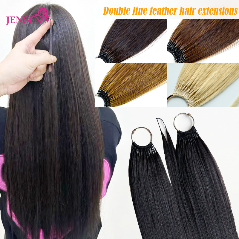 Hair Care Color - Double line Micro Feather New Hair