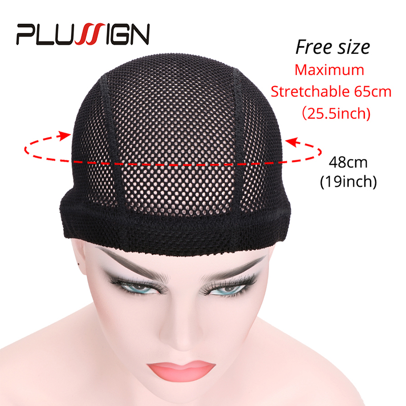 Plussign Soft Crochet Wig Cap  - Wig Cap Stocking recension och pris