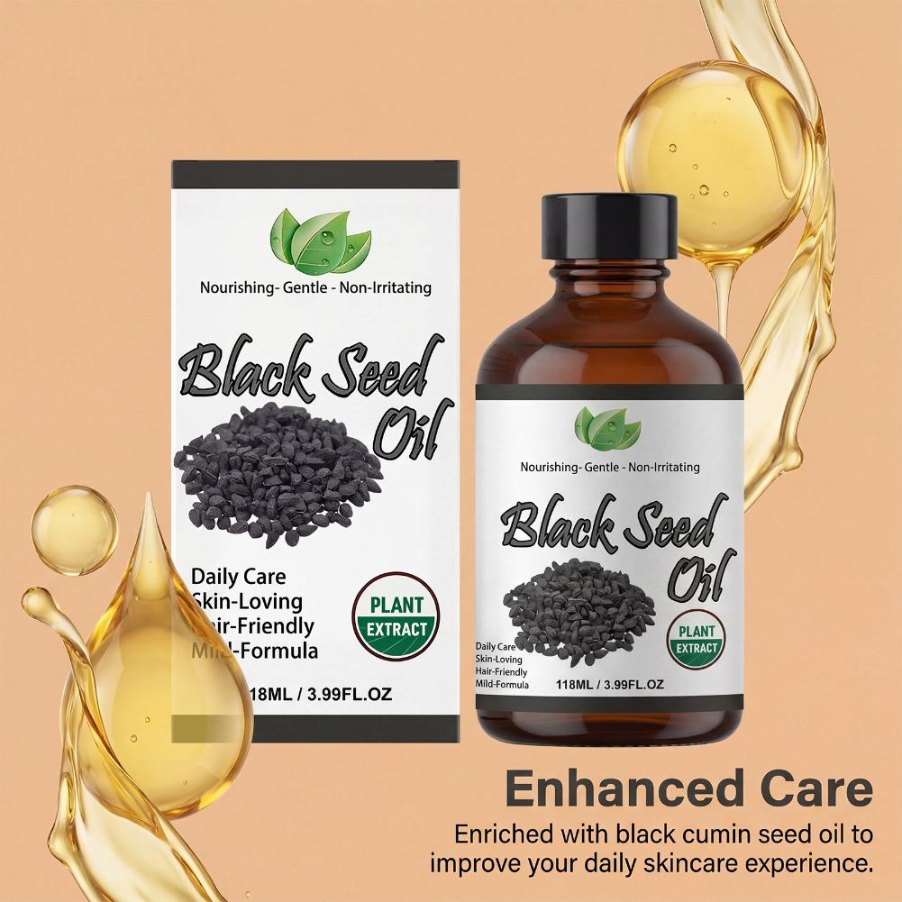 Black Seed Oil 118ml Pure Natu - Hair Care Frizzy Hair recension och pris