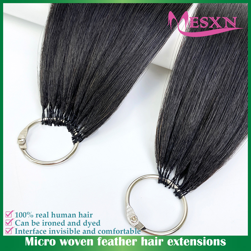 MESXN New Feather hair extensi - Hair Care Color recension och pris