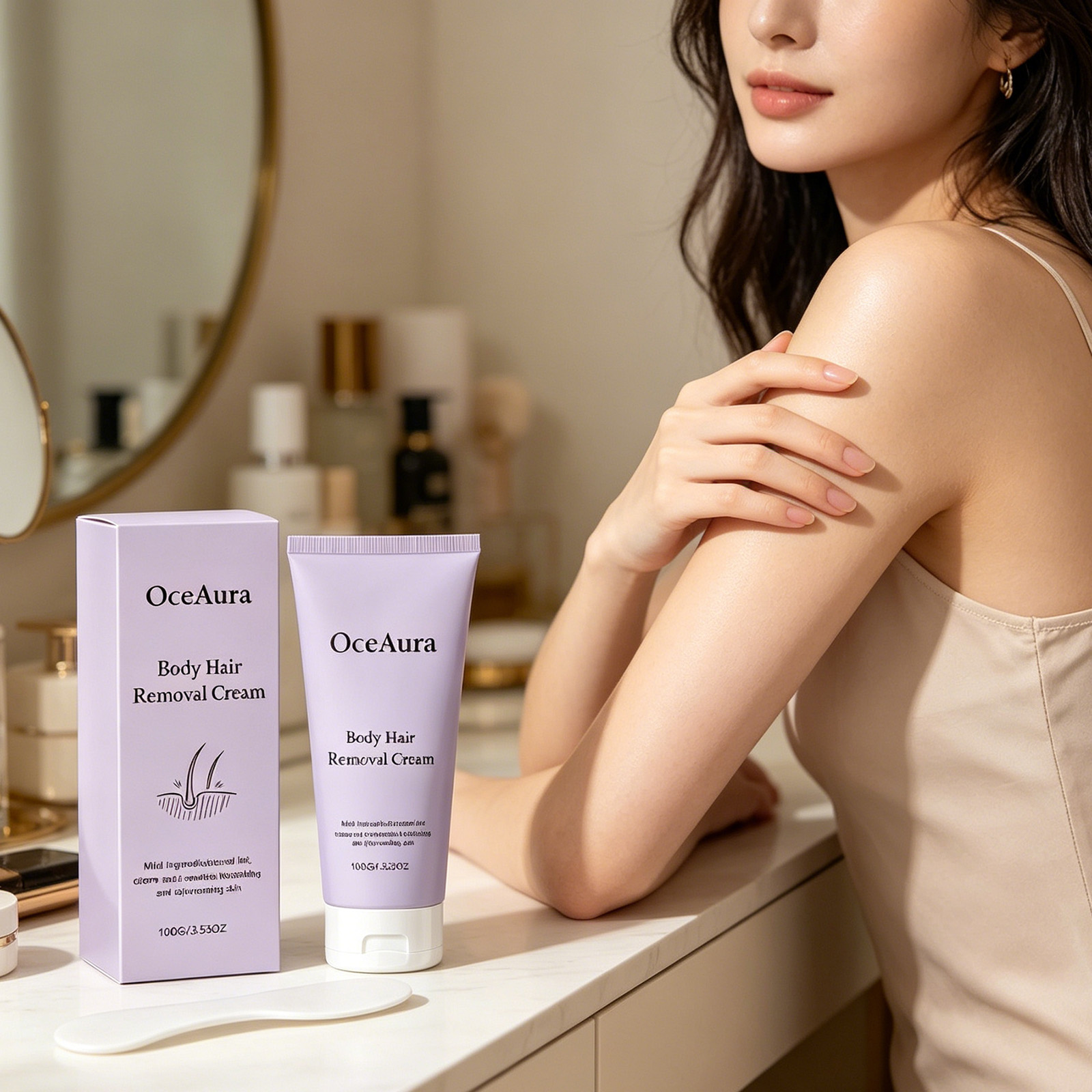 OceAura Body Hair Removal Crea - Hair Care Honey recension och pris