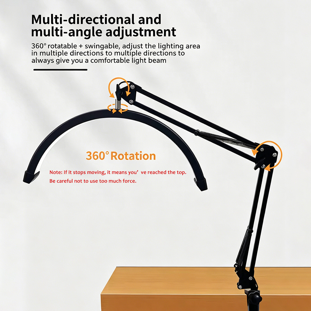 Clamp-on Fill Light Adjustable - Hair Care Color recension och pris
