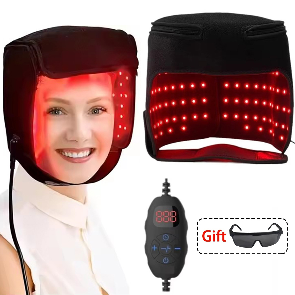LED Red Light Therapy Hat For  - Hair Care Frizzy Hair recension och pris