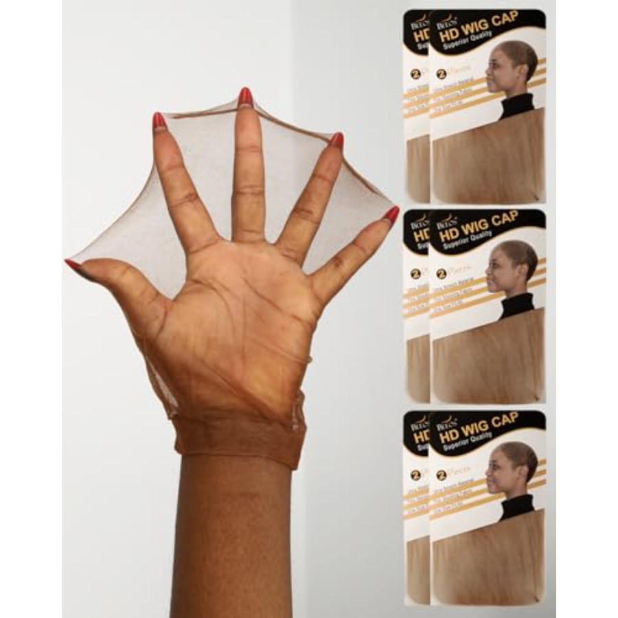Brown SKINLIKE HD Wig Cap, 12  - Wig Cap Stocking recension och pris