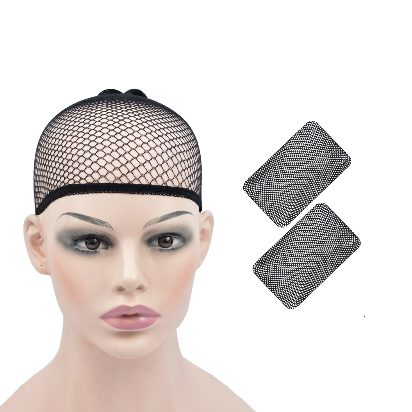 2 Pieces Hair Nets Open Ended  - Wig Cap Stocking recension och pris