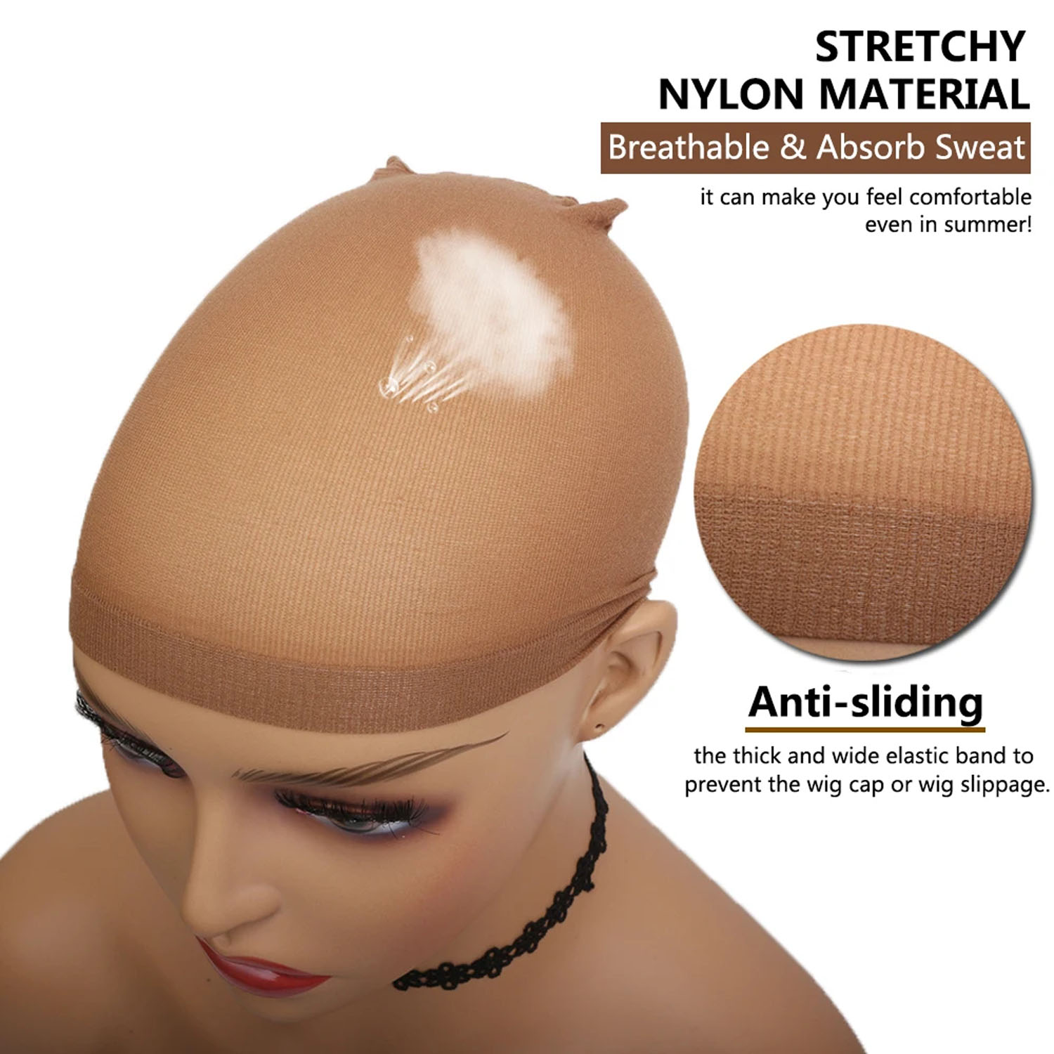 20/30PCS Cheap Hair New Stocki - Wig Cap Stocking recension och pris