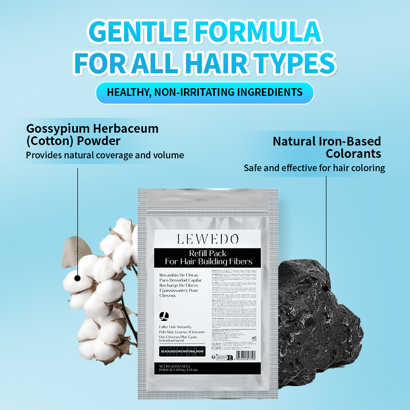 Hair Fibers Powder 100g Instan - Hair Care Frizzy Hair recension och pris