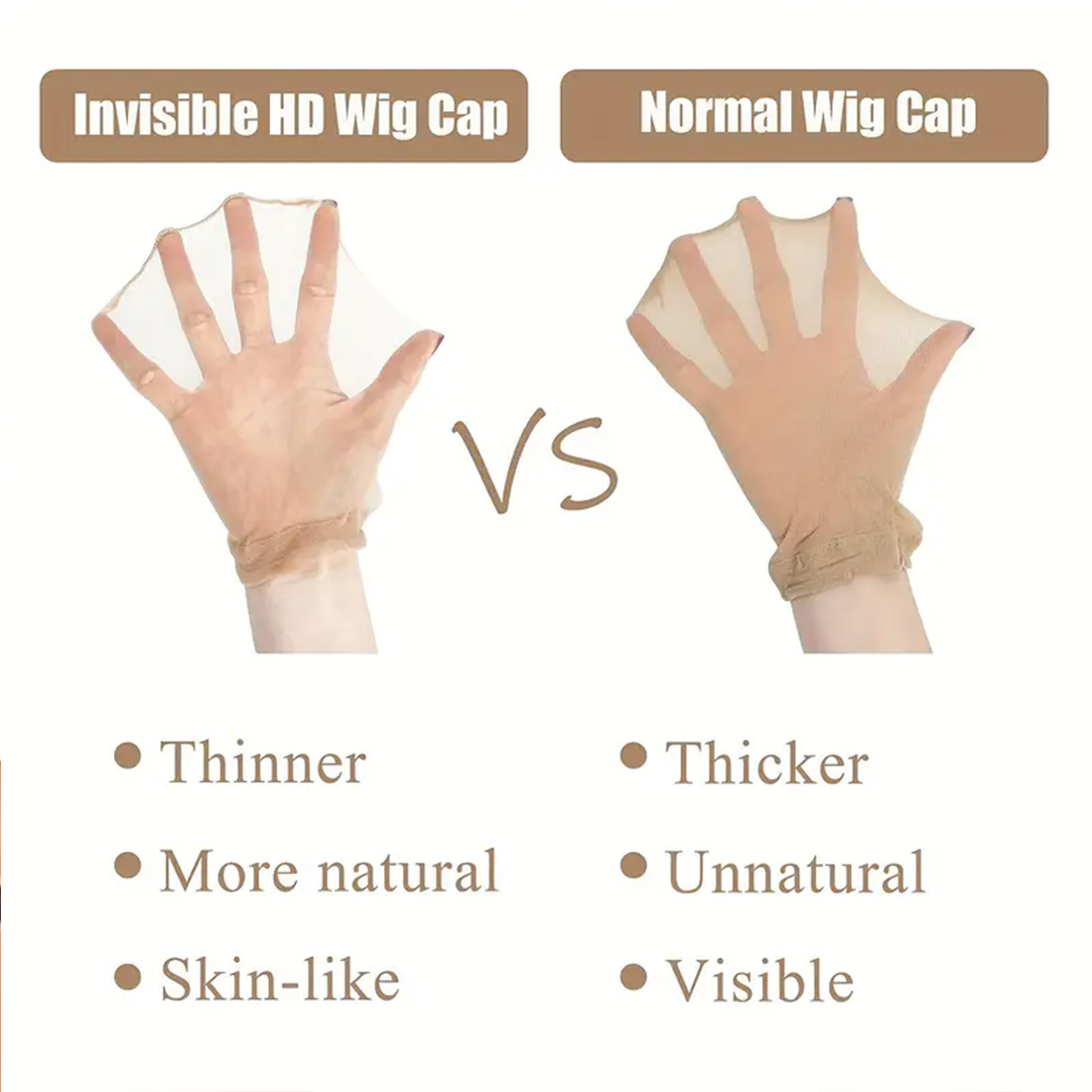 Wholesale New High Quality HD  - Wig Cap Stocking recension och pris
