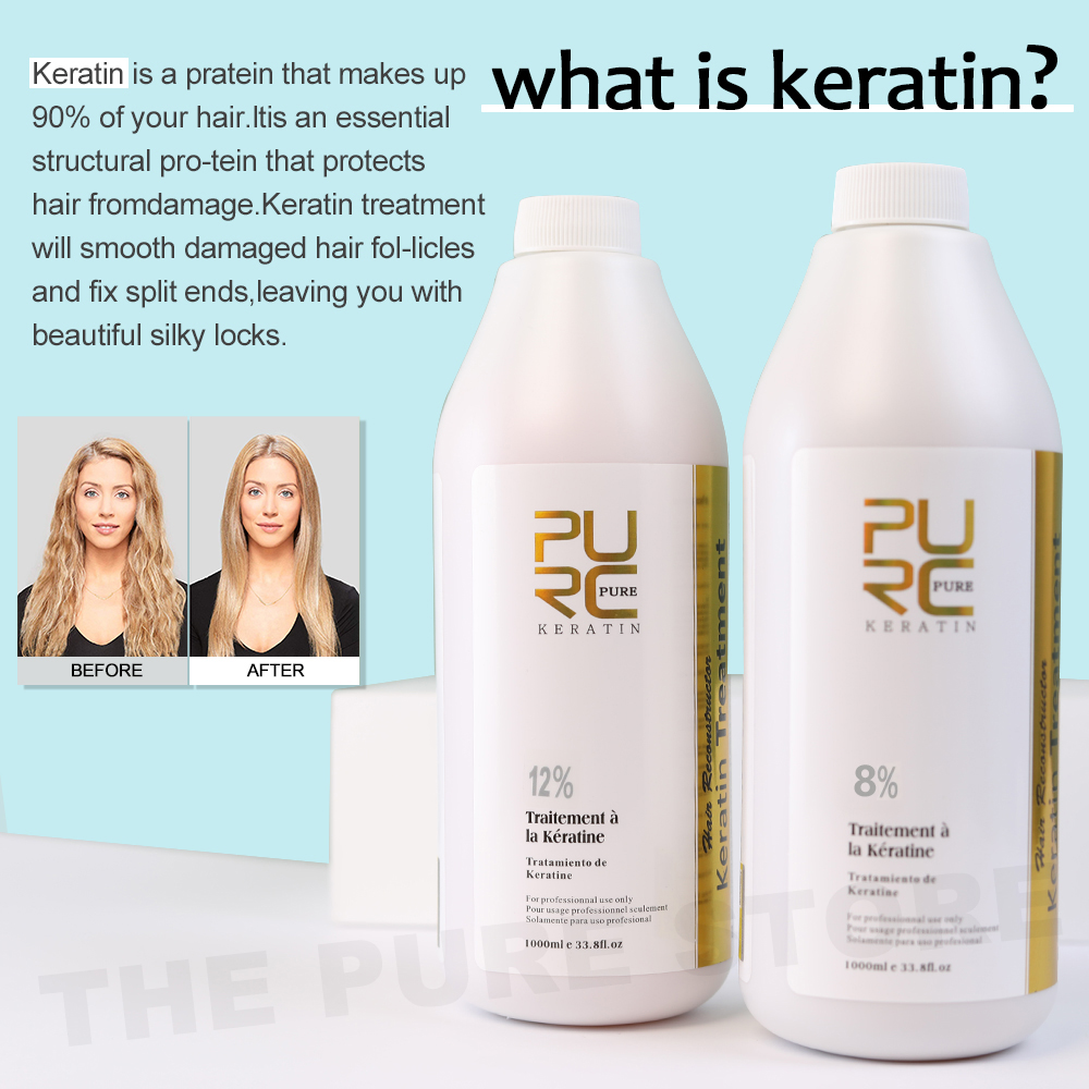 PURC 5% Keratin Smoothing Trea - Hair Care Frizzy Hair recension och pris
