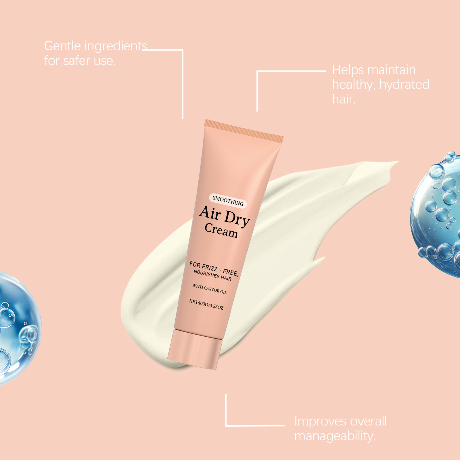 Air Dry Smoothing Hair Cream A - Hair Care Conditioner recension och pris