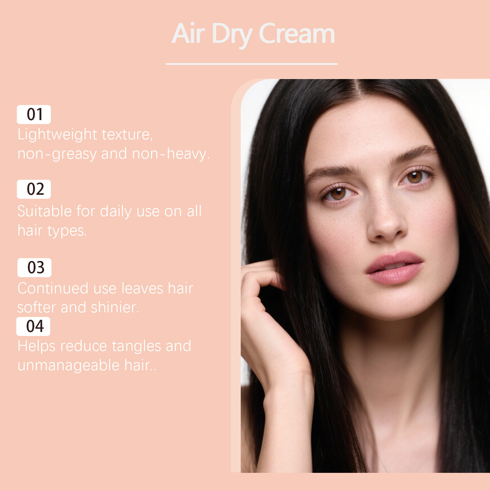 Air Dry Smoothing Hair Cream A - Hair Care Conditioner recension och pris