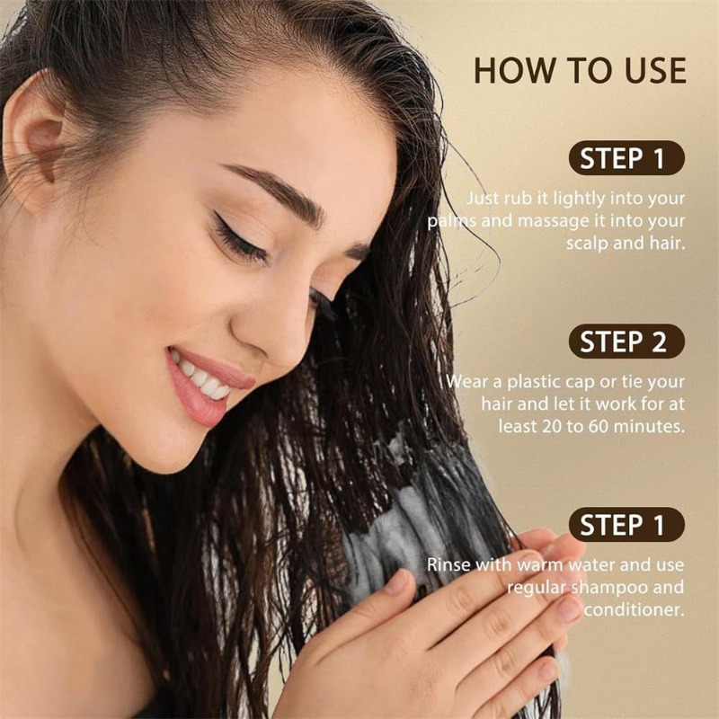 120g Batana Hair Smoothing Mas - Hair Care For Hair Fall recension och pris